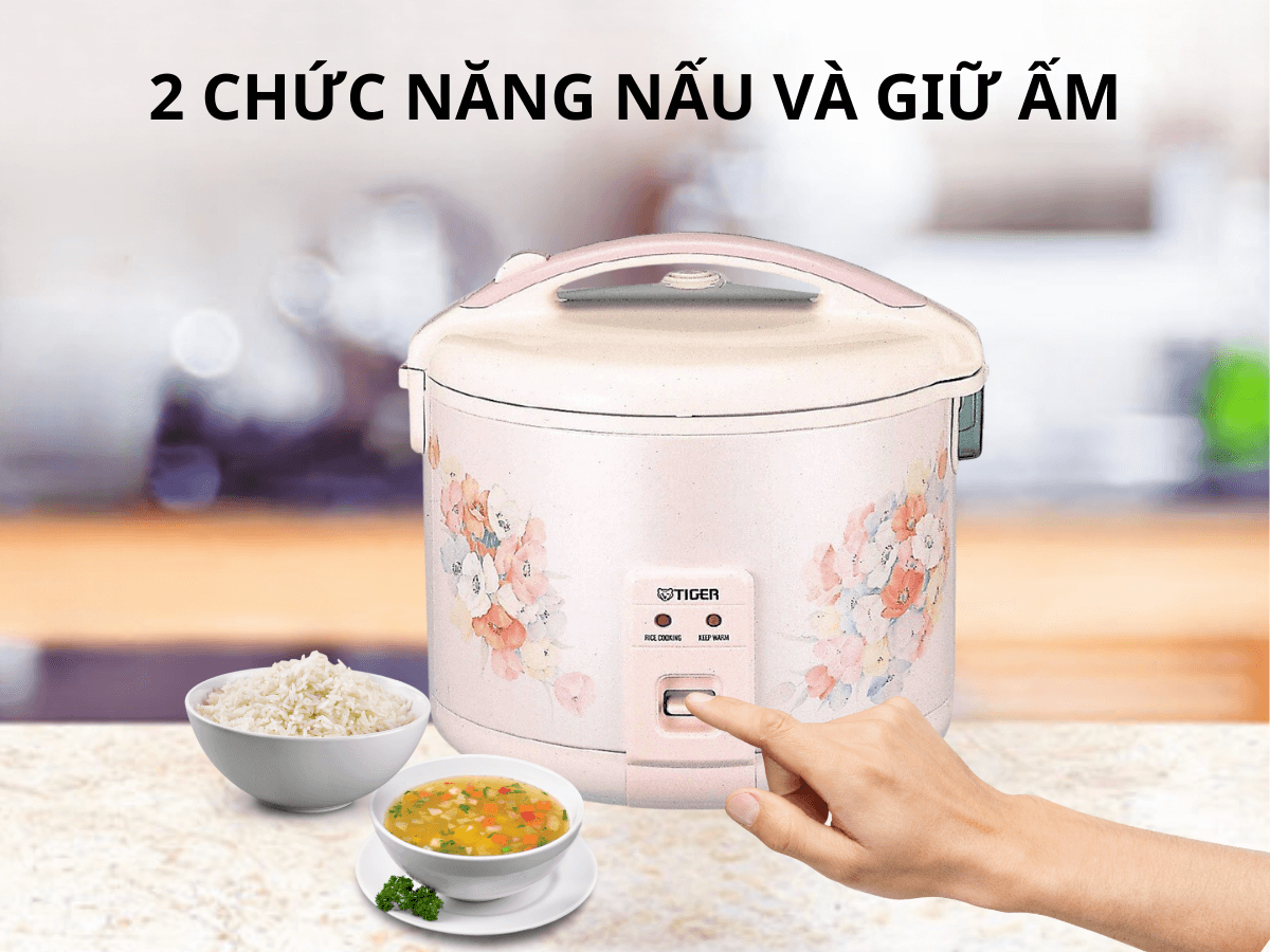 2 chức năng nấu và giữ ấm