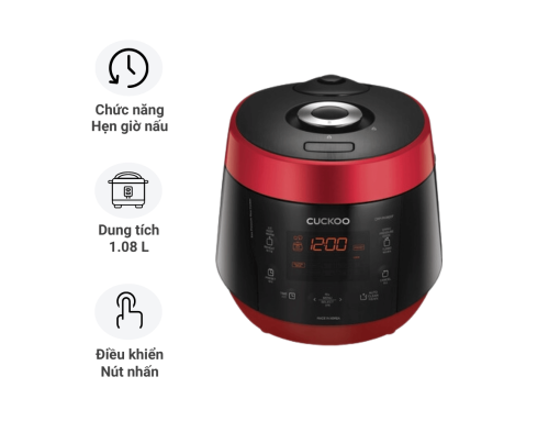 Nồi cơm điện tử áp suất Cuckoo CRP-PK0600F