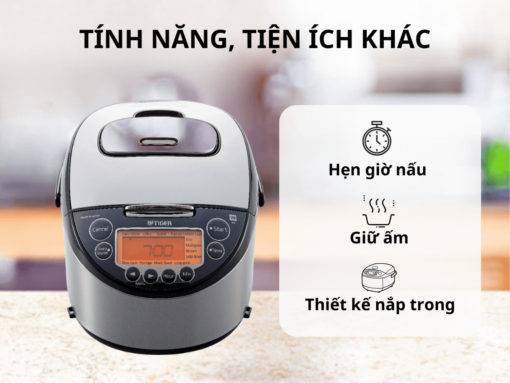 Nồi cơm điện tử cao tần Tiger JKT-D18V