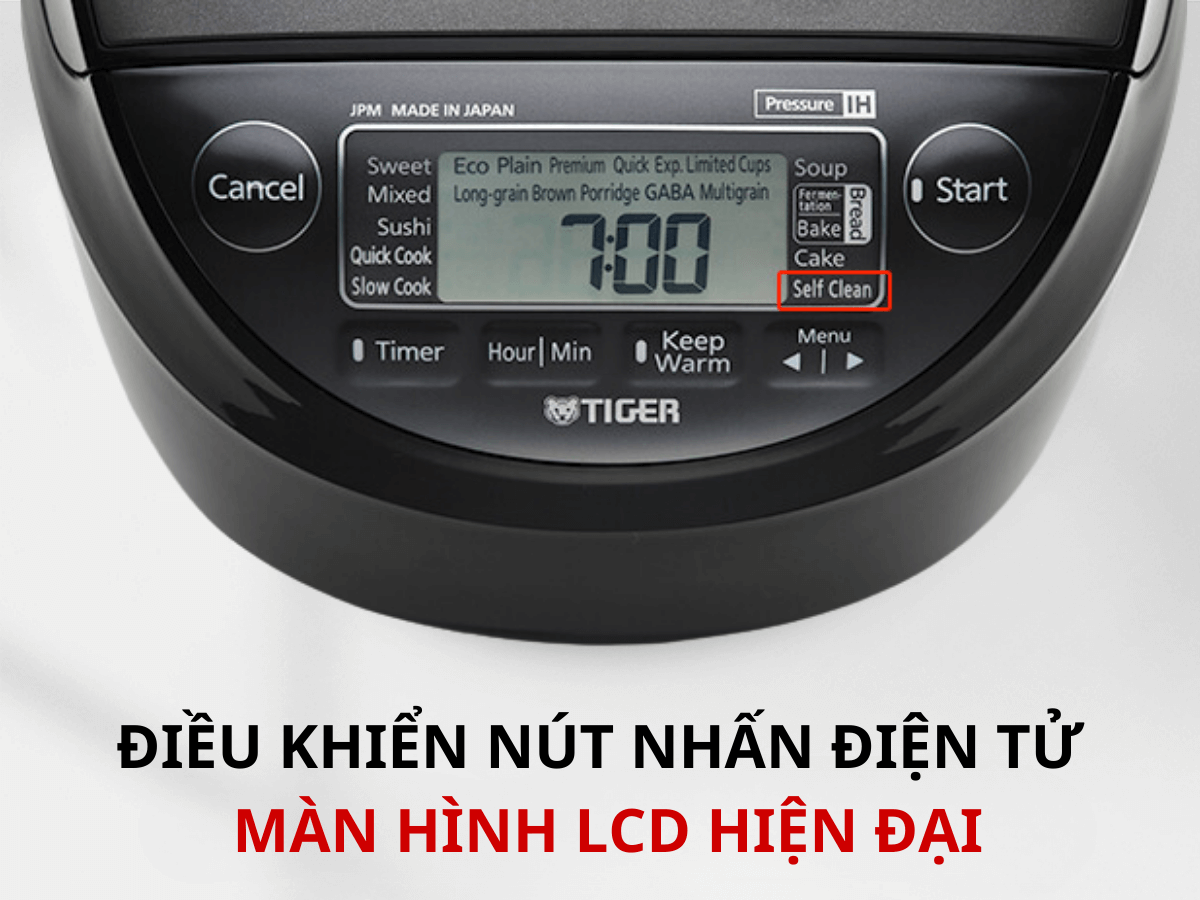 Nồi cơm điện tử cao tần Tiger JPM-H18V