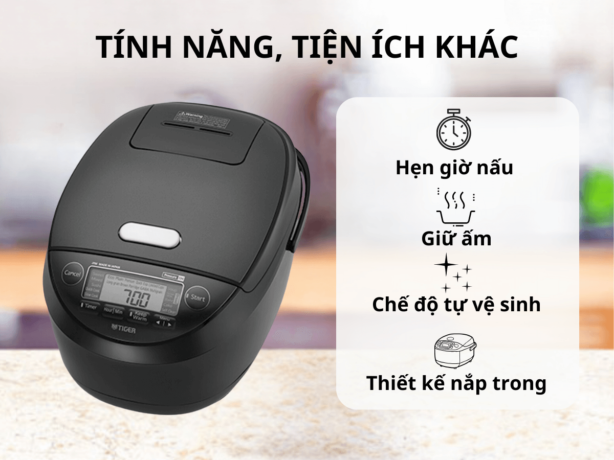 Nồi cơm điện tử cao tần Tiger JPM-H18V