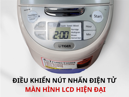Nồi cơm điện tử Tiger JAX-S18W