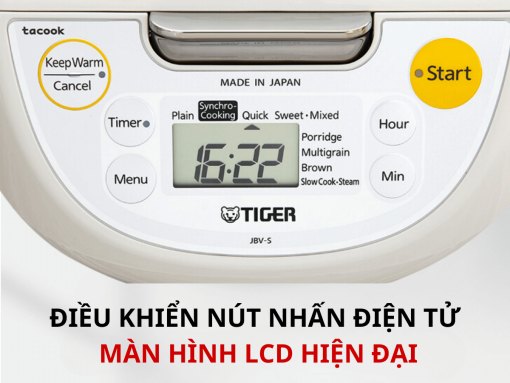 Điều khiển nút nhấn điện tử, màn hình LCD