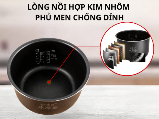 Nồi cơm điện tử Toshiba RC-10DH2PV(W)