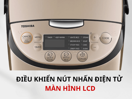 Điều khiển nút nhấn điện tử, màn hình LCD