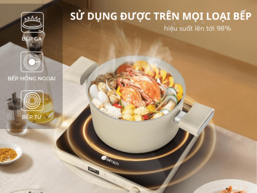Sử dụng được trên mọi loại bếp