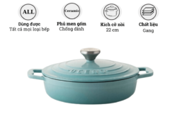 Nồi gang Oceno CRS-22A-MINT 22cm