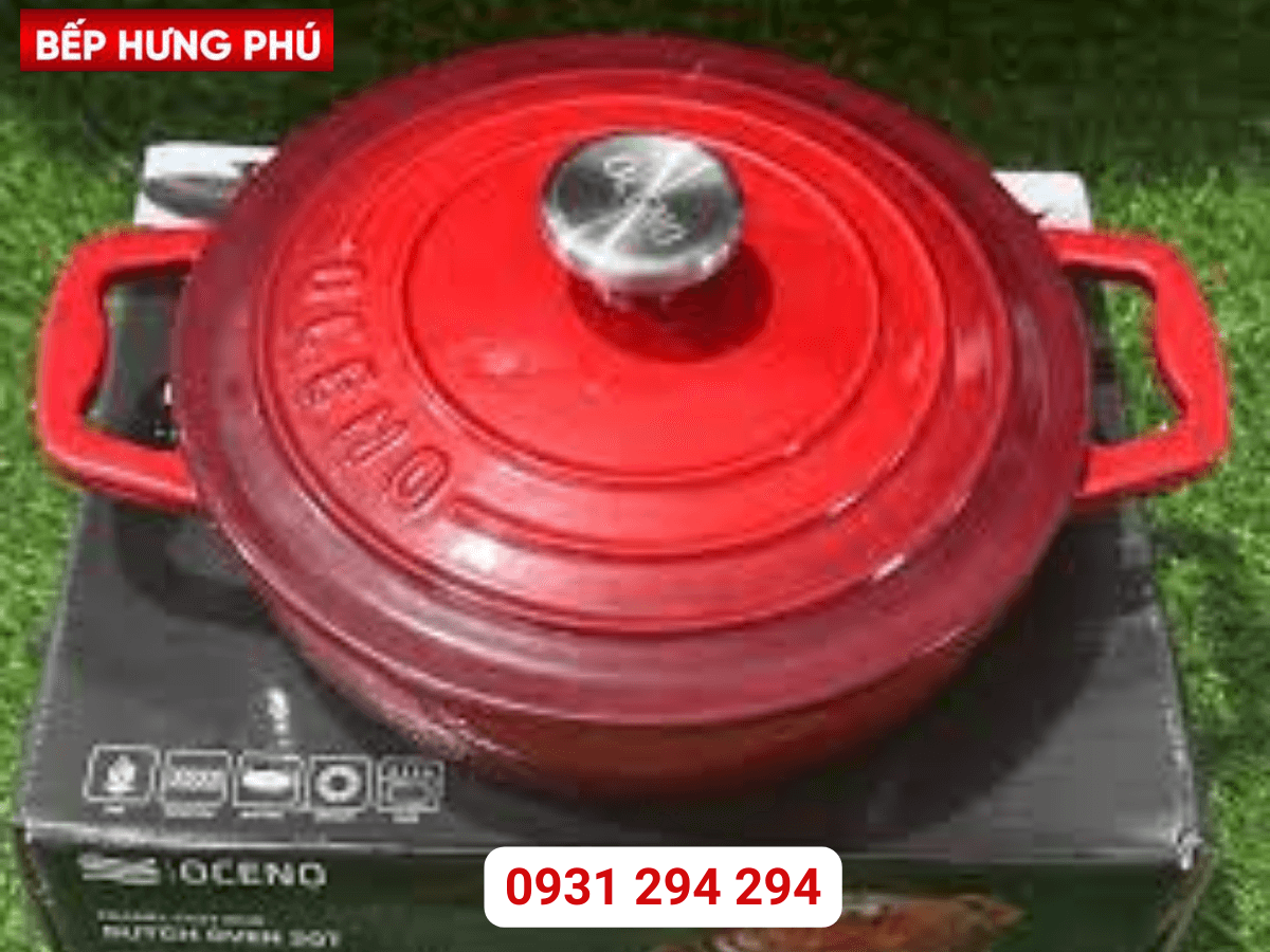 nồi gang Oceno CRS-22A-RED
