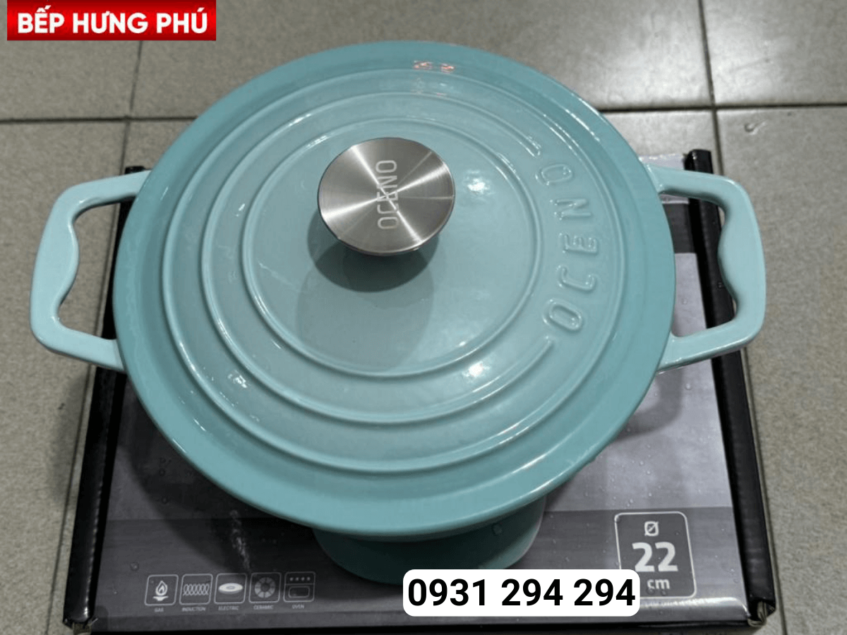 Nồi gang Oceno CRS-22C-MINT 22cm