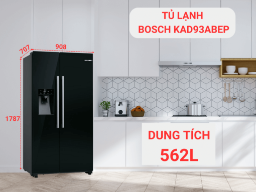 Tủ lạnh Bosch KAD93ABEP Side By Side 562 lít
