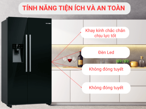 Tủ lạnh Bosch KAD93ABEP Side By Side 562 lít