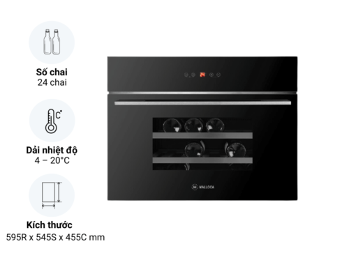 tủ rượu malloca mwc-24cp