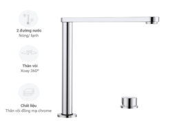 Vòi rửa Blanco ELOSCOPE-F II Chrome 516672