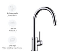 Vòi rửa Blanco MIDA-S Chrome 521454