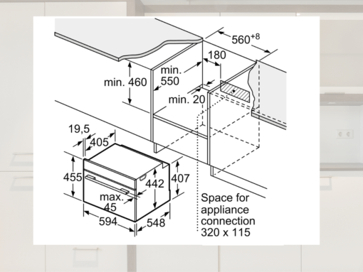 Lò nướng kết hợp vi sóng Bosch CMG778NB1
