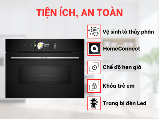 Lò nướng kết hợp vi sóng Bosch CMG778NB1