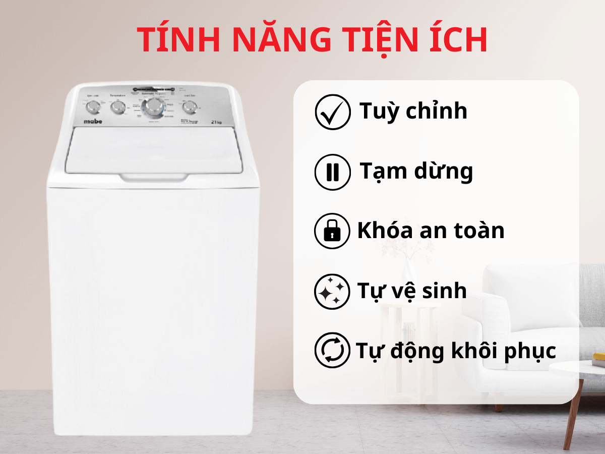 Máy giặt Mabe WMA71214CBCS0