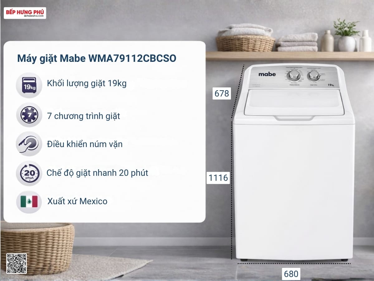 máy giặt mabe wma79112cbcs0
