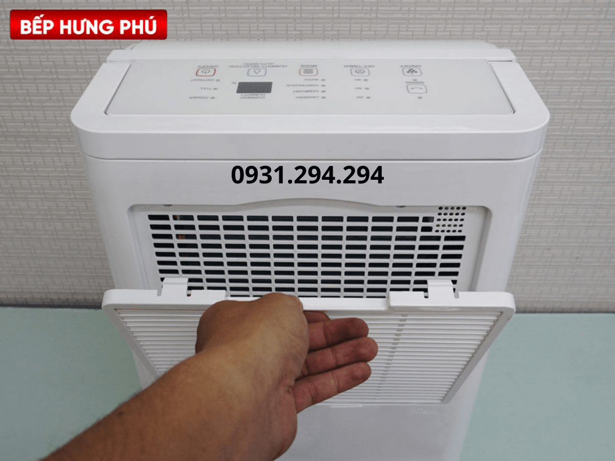 Lưới lọc dễ dàng tháo rời