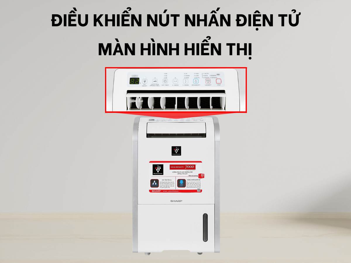 Điều khiển nút nhấn điện tử có màn hình hiển thị