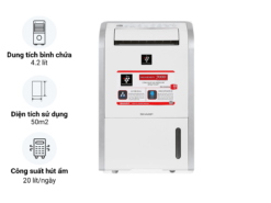 Máy hút ẩm và lọc không khí Sharp DW-D20A-W