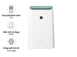 Máy hút ẩm và lọc không khí Sharp DW-E16FA-W