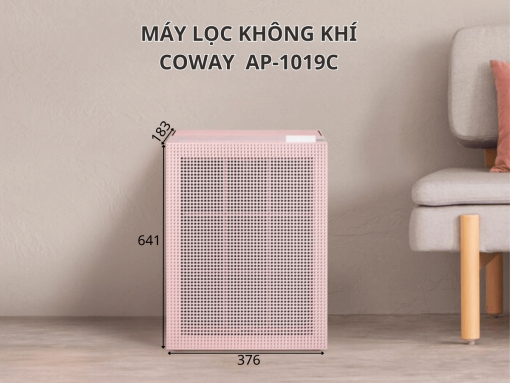 máy lọc không khí coway ap-1019c (4) Máy lọc không khí Coway AP-1019C thiết kế nhỏ gọn, sang trọng