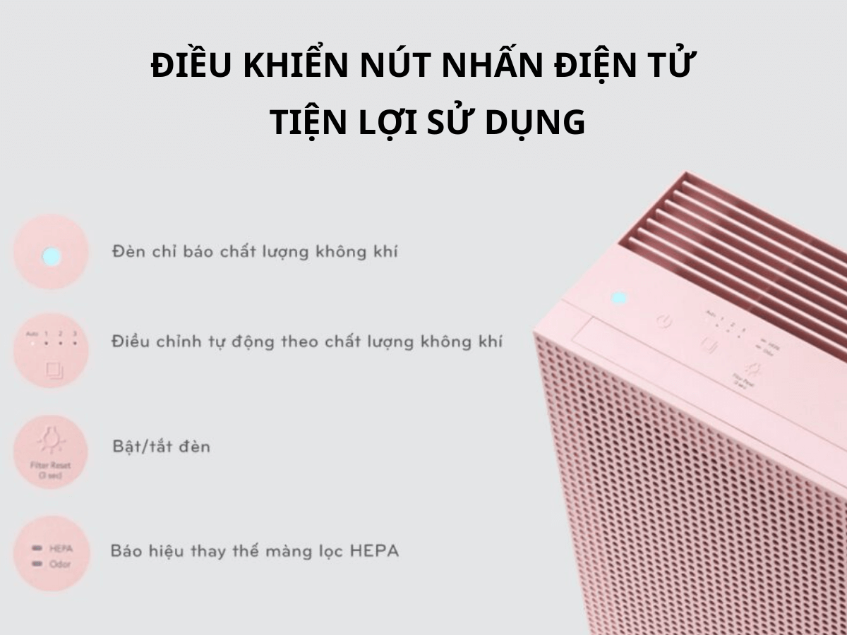 Điều khiển nút nhấn điện tử tiện lợi sử dụng
