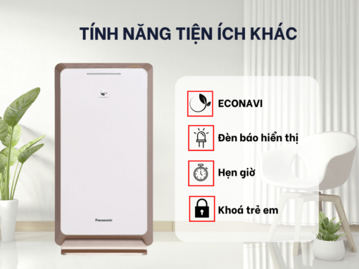 máy lọc không khí panasonic f-pxm55a (3) Tính năng tiện ích khác