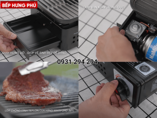 Bếp nướng gas NaMilux NH-84F