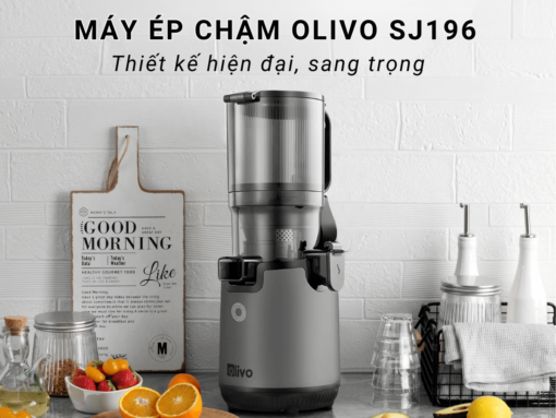 Máy ép chậm Olivo SJ196 thiết kế hiện đại, sang trọng