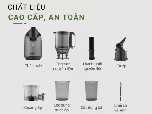 Chất liệu cao cấp, an toàn với sức khoẻ