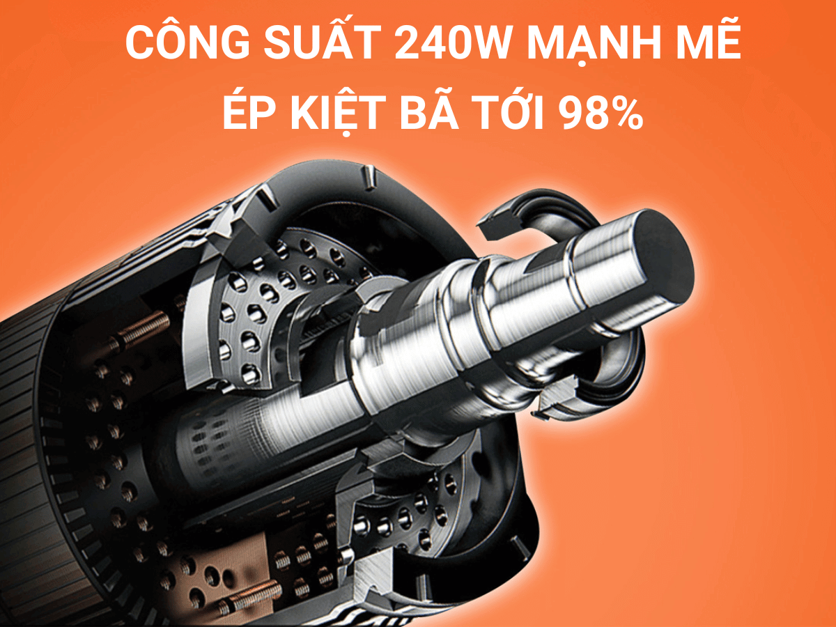 Công nghệ ép chậm hiệu suất cao