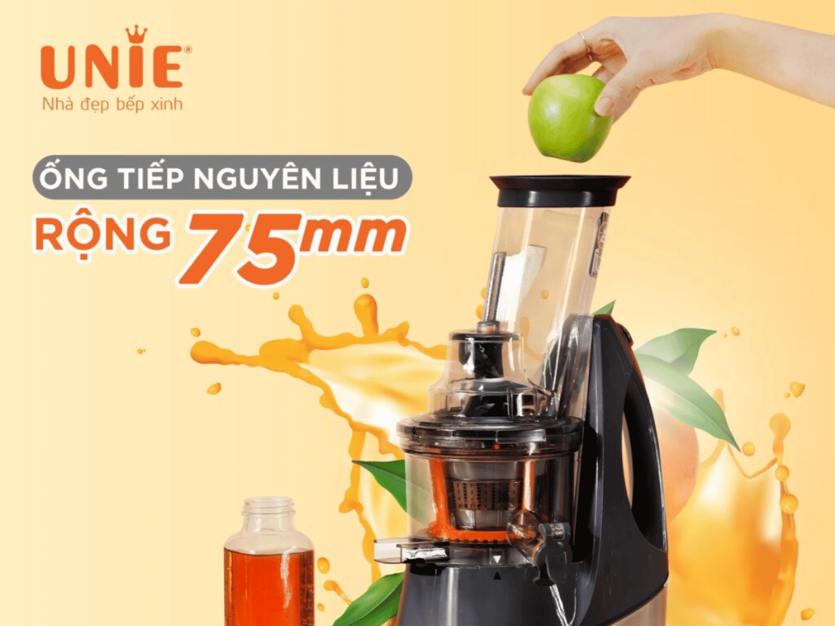 Khoang tiếp nguyên liệu lớn, đường kính rộng 75m