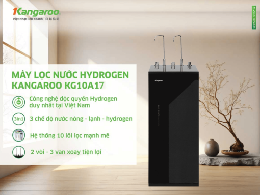 Máy lọc nước Kangaroo KG10A17 thiết kế hiện đại, sang trọng