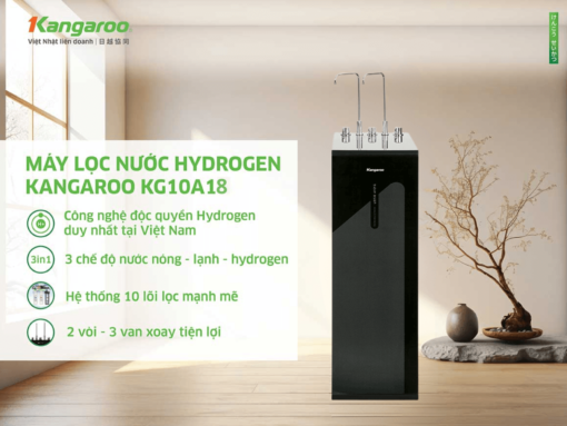 Máy lọc nước Kangaroo KG10A18 thiết kế hiện đại, sang trọng