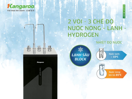 3 chế độ nước, 2 vòi lấy nước tiện lợi