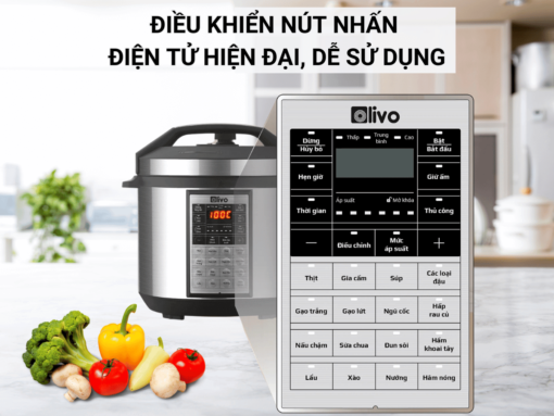 Nồi áp suất điện Olivo PC60 6L