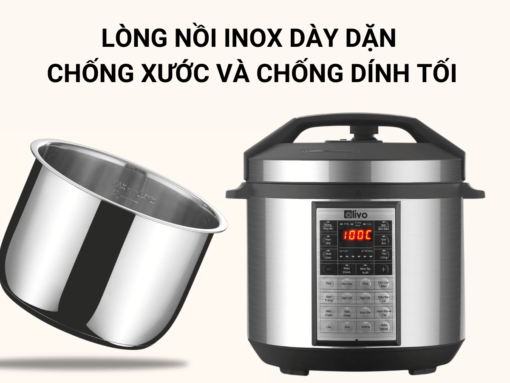 Nồi áp suất điện Olivo PC60 6L