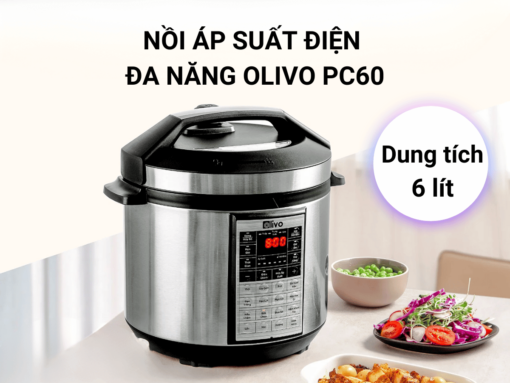 Nồi áp suất điện Olivo PC60 6L