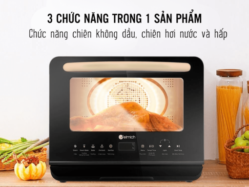 Chức năng chiên không dầu, chiên hơi nước và hấp