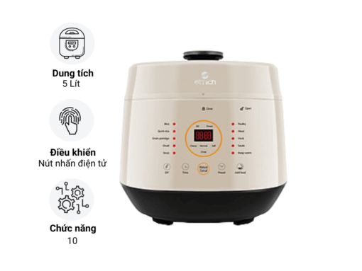 nồi cơm điện tử áp suất elmich pce-1806