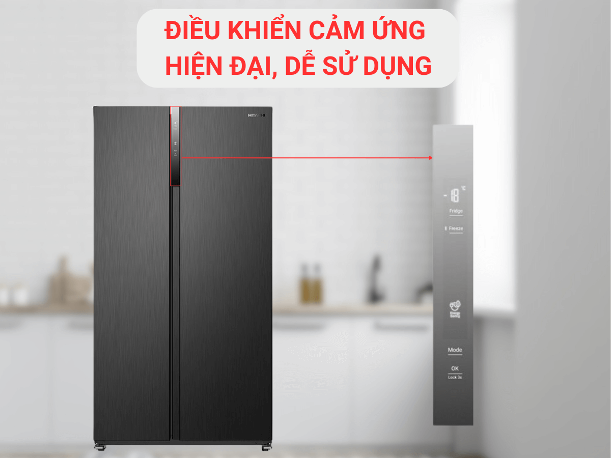 Tủ lạnh Hitachi HRSN9552DDXVN