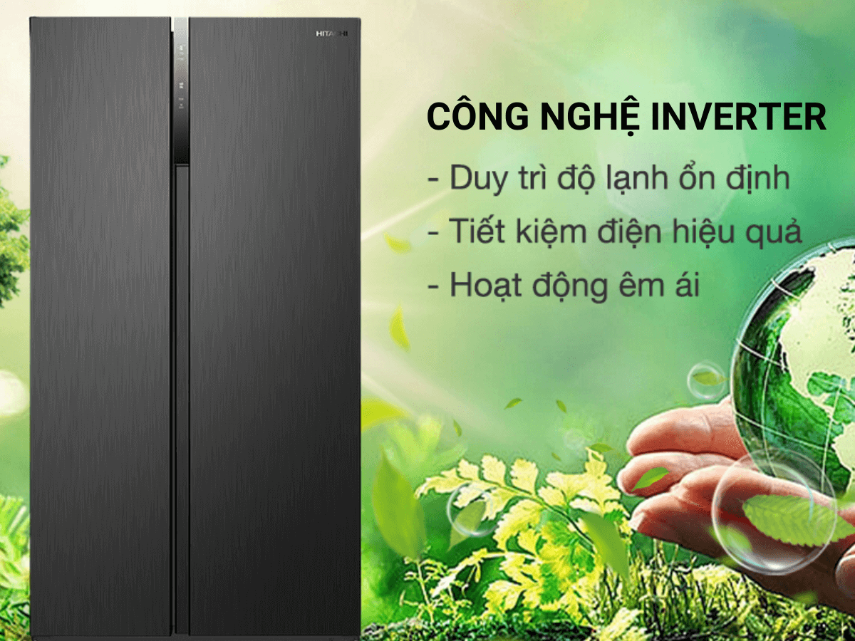 Tủ lạnh Hitachi HRSN9552DDXVN