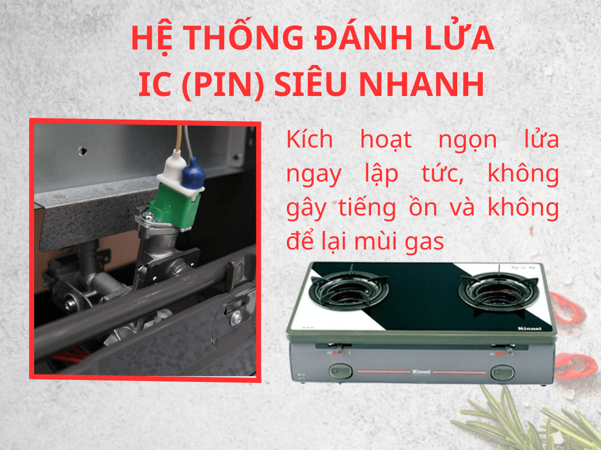 Hệ thống đánh lửa IC (pin) siêu nhanh và nhạy