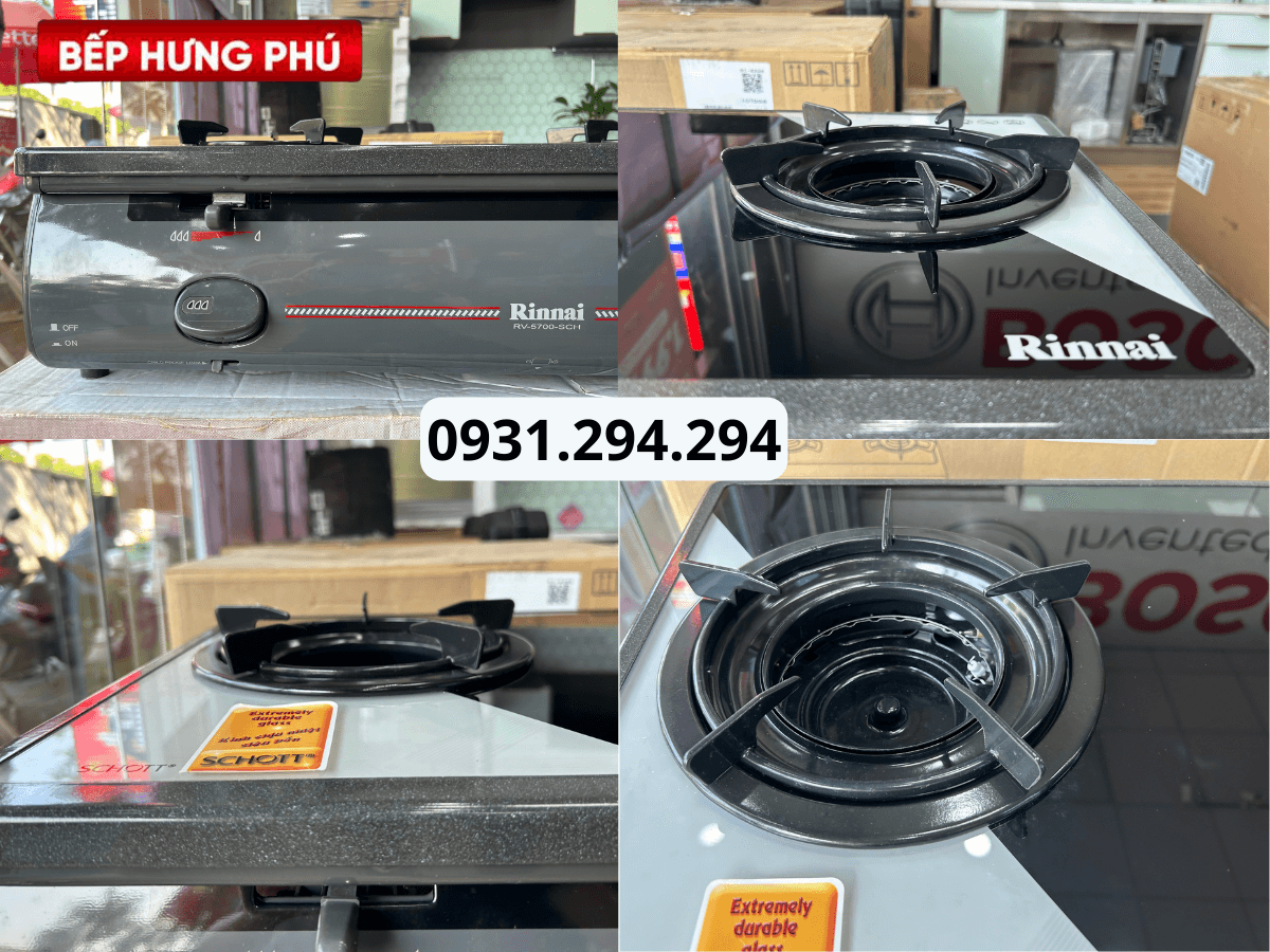 Bếp gas Rinnai RV-5700-SCH(BW)