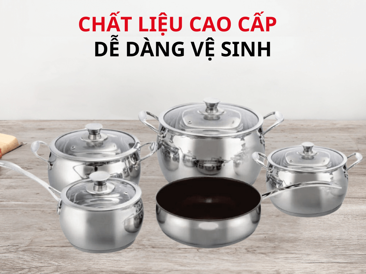 Hạn chế bám dính, dễ dàng vệ sinh
