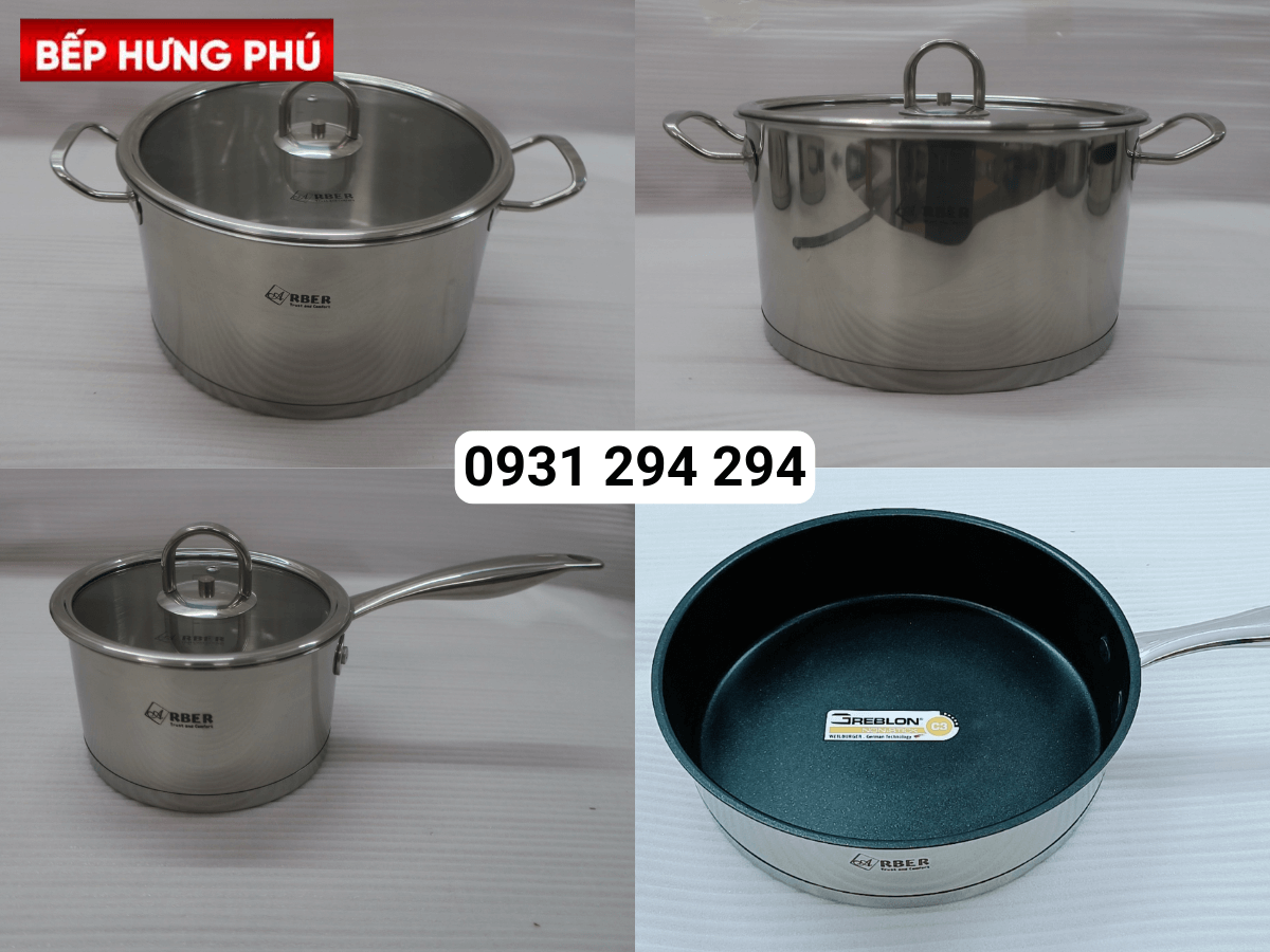 Bộ nồi inox Arber AN-05BB