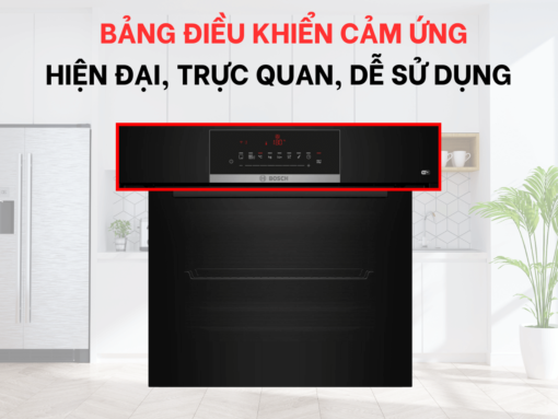 lò nướng bosch hbj559eb6m (10) Bảng điều khiển cảm ứng hiện đại