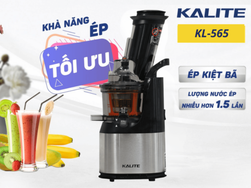 Máy ép chậm Kalite KL-565 thiết kế gọn gàng, sang trọng